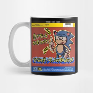 vaporwave anime aesthetic video game sonic Mug